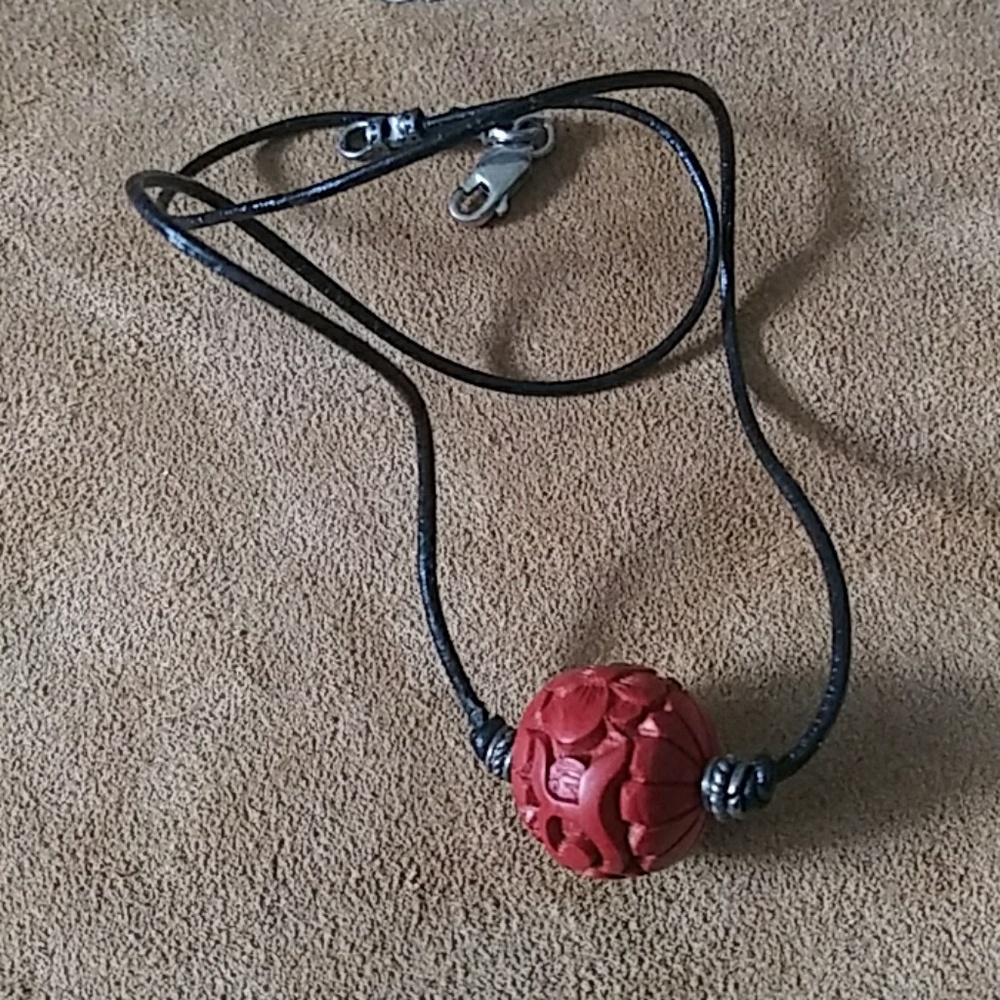 Leather Corded Choker